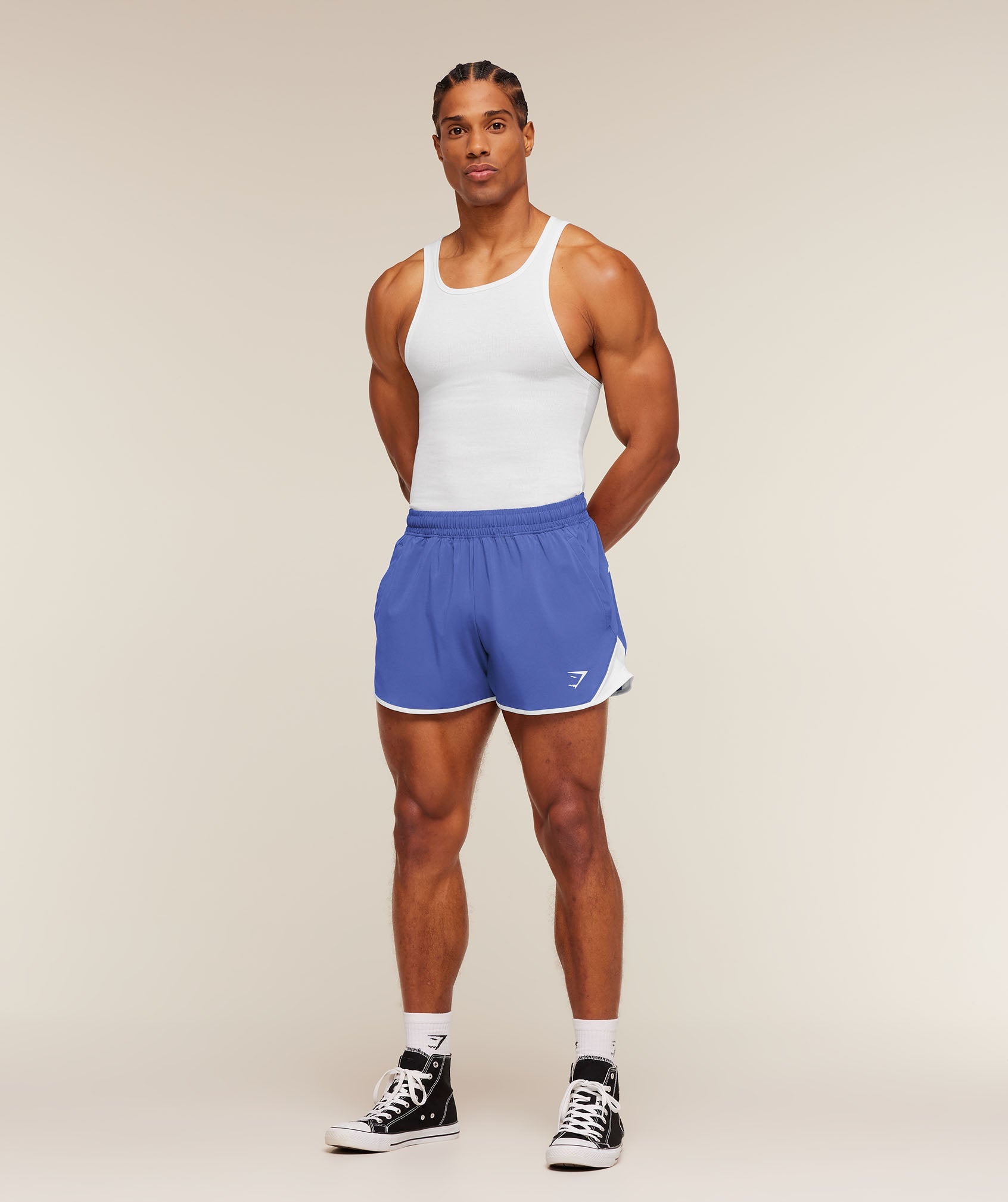 Gymshark Accent Conditioning Shorts Force Blue