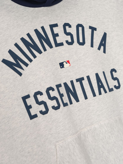 Essentials Twins Sport Hoodie Oatmeal Heather/Midnight Navy