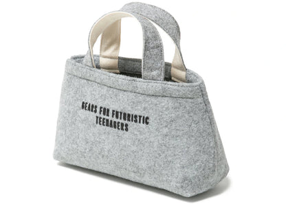 Human Made Felt Small Tote Bag Grey