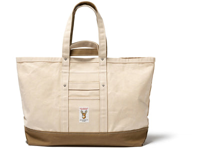 Human Made Heavy Canvas Large Tote Bag Beige