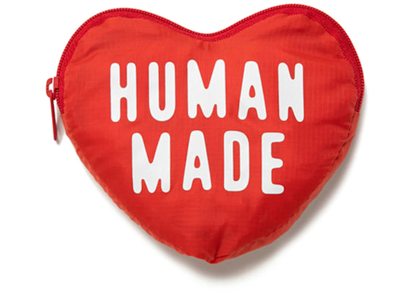 Human Made Packable Nylon Tote Bag Red