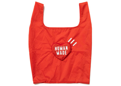 Human Made Packable Nylon Tote Bag Red