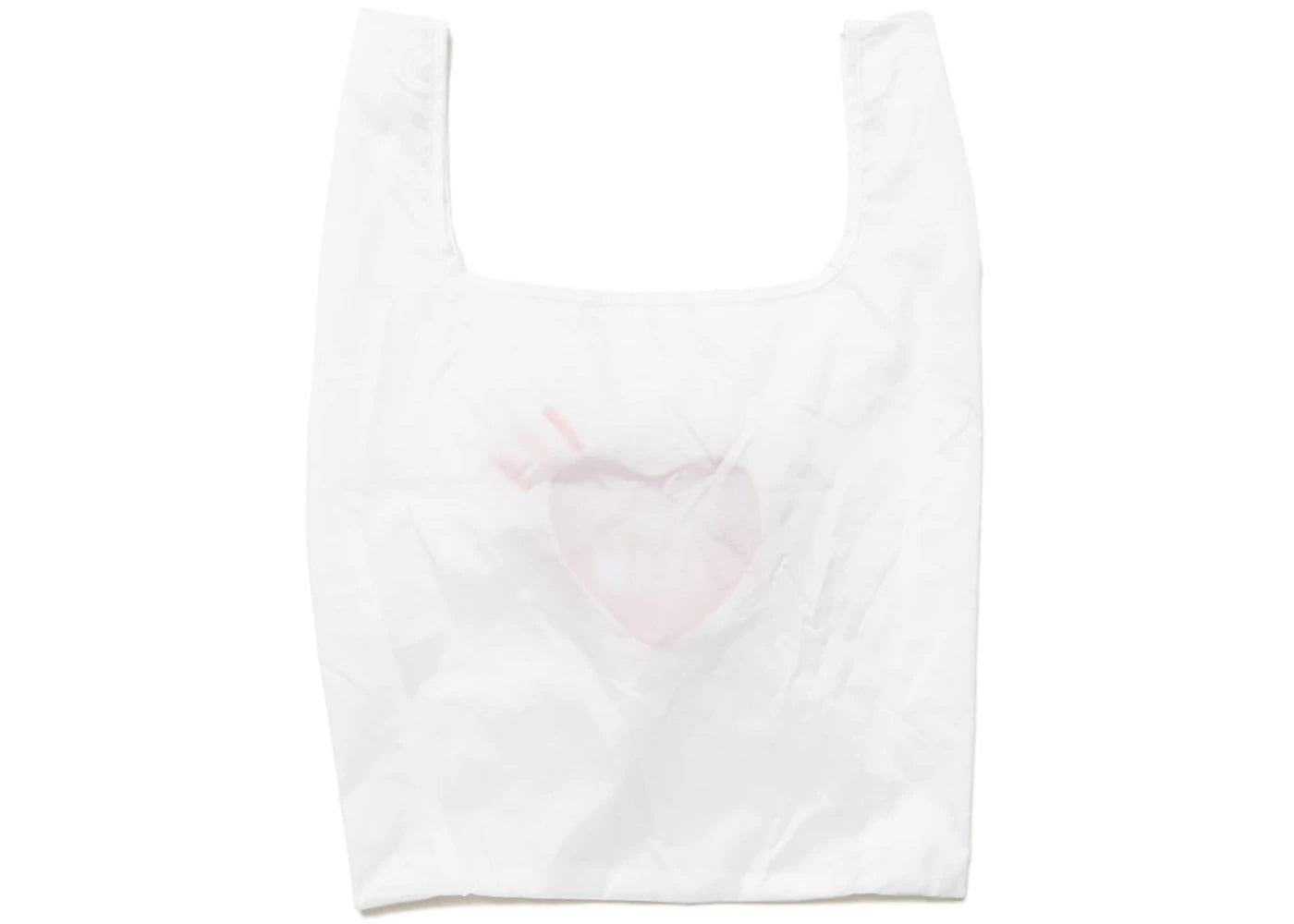 Human Made Packable Nylon Tote Bag White