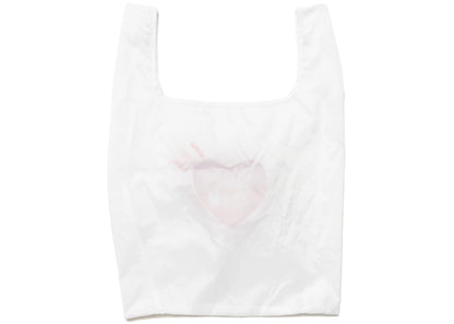 Human Made Packable Nylon Tote Bag White