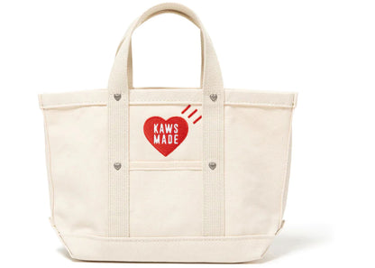 Human Made X Kaws Small Tote Bag White