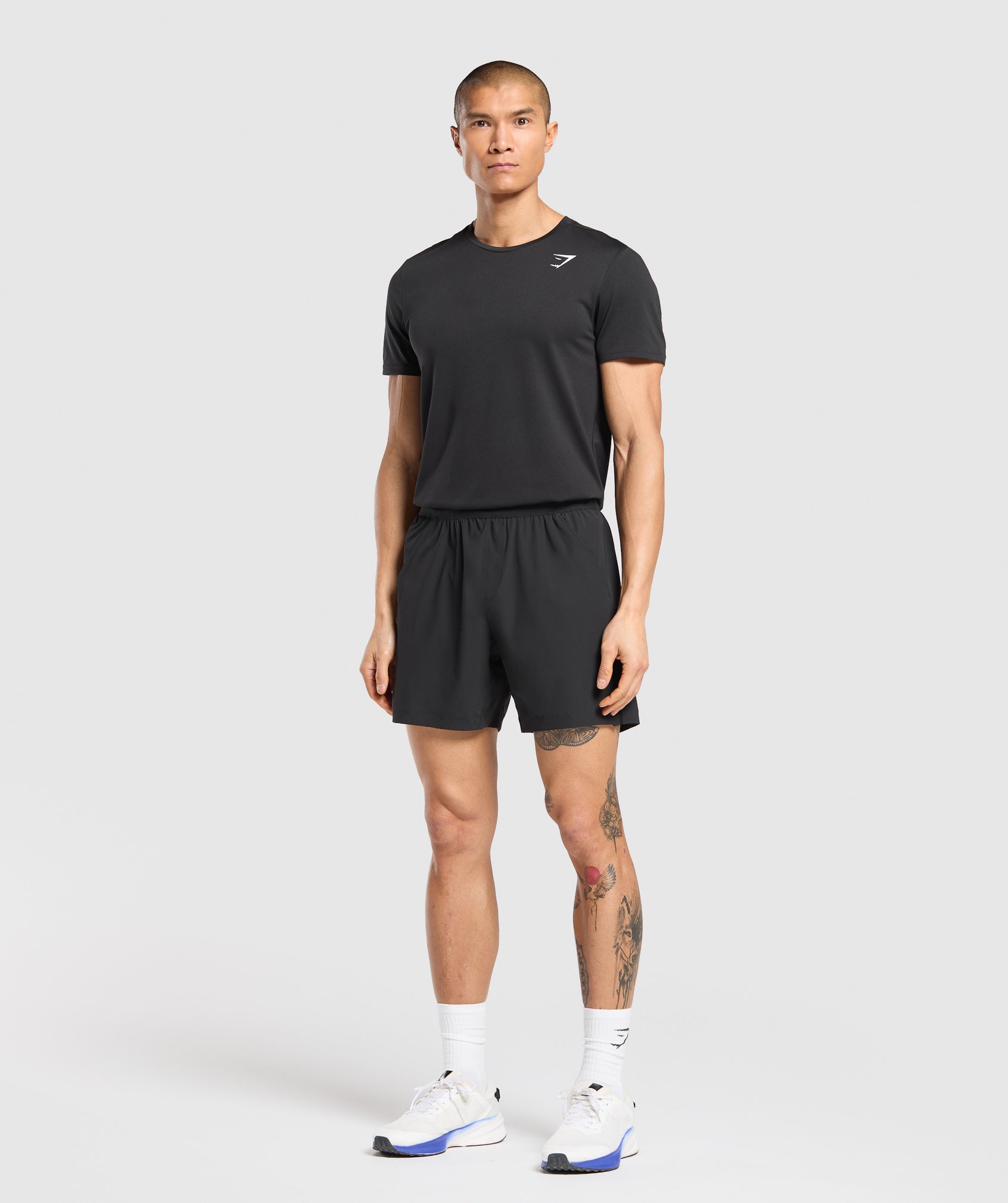 Gymshark Hybrid 6" Shorts Black