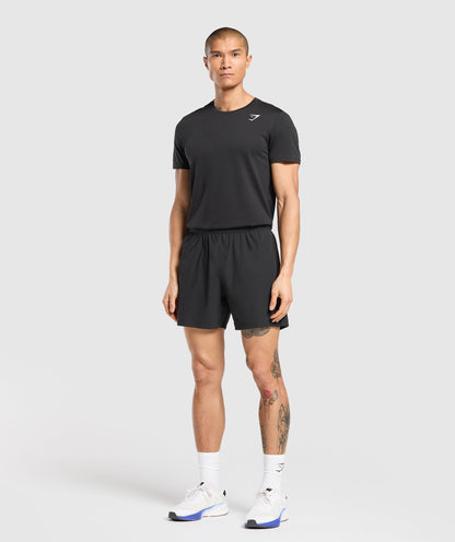 Gymshark Hybrid 6" Shorts Black