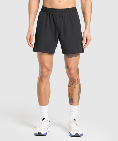 Gymshark Hybrid 6" Shorts Black