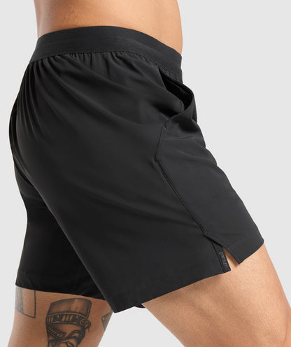 Gymshark Hybrid 6" Shorts Black