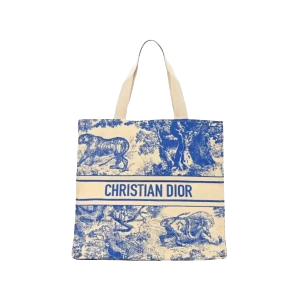 Dior Christian Dior Dioriviera Book Tote Blue GWP