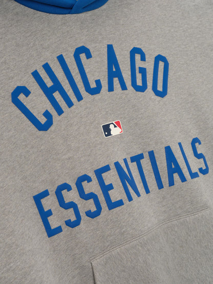 Essentials Cubs Sport Hoodie Concrete Heather/Blue
