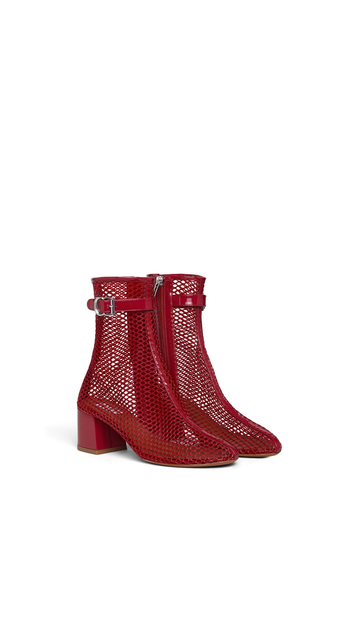 Alaïa Boots 55 In Fishnet
