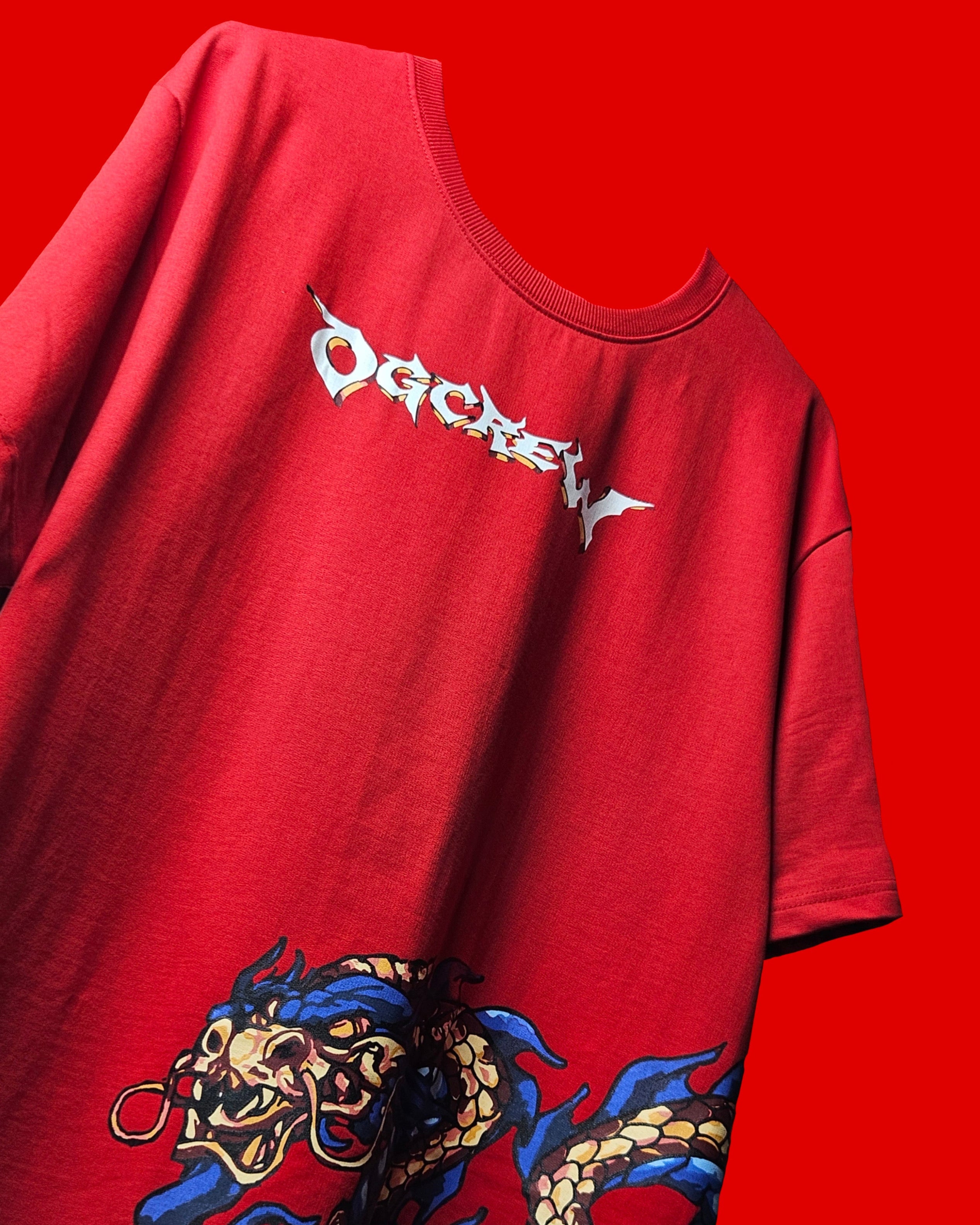 RED EASTERN DRAGON T-SHIRT
