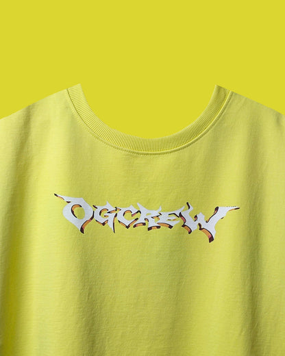 LIME YELLOW EASTERN DRAGON T-SHIRT