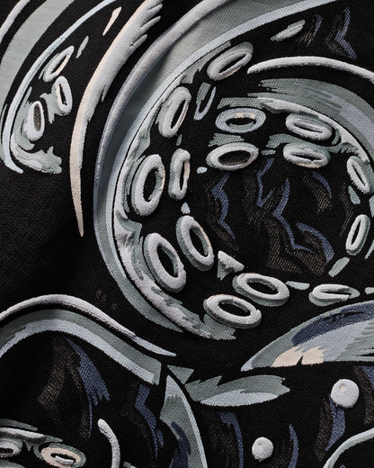 BLACK OCTOPUS X SHARK T-SHIRT