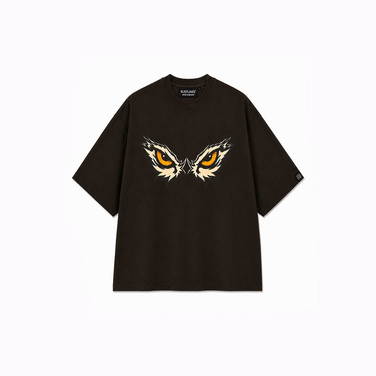 EAGLE EYE BROWN WOMEN’S OVERSIZED T-SHIRT