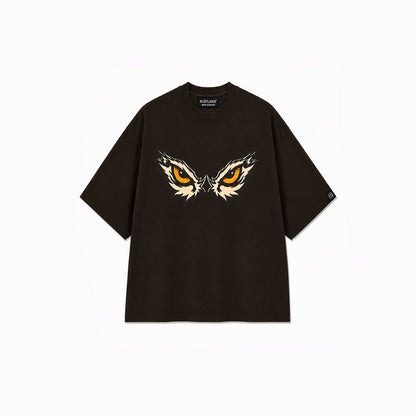 EAGLE EYE BROWN MEN’S OVERSIZED T-SHIRT