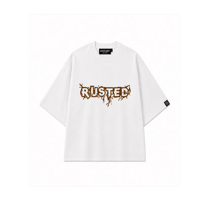 GRENADE WHITE MEN’S OVERSIZED T-SHIRT
