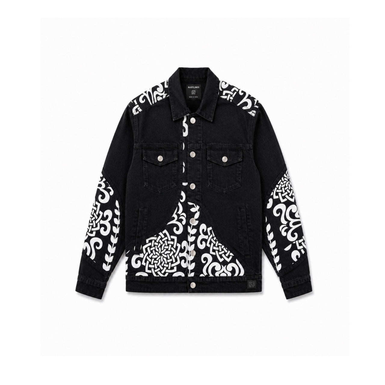 PATCHWORK DENIM BLACK WOMEN'S JACKET [50/50 LIMITED EDITION]