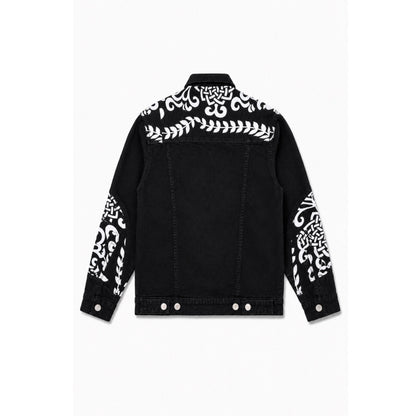 PATCHWORK DENIM BLACK MEN'S JACKET [50/50 LIMITED EDITION]