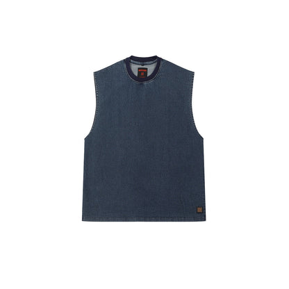 BLUE DENIM WOMEN'S TANK TOP