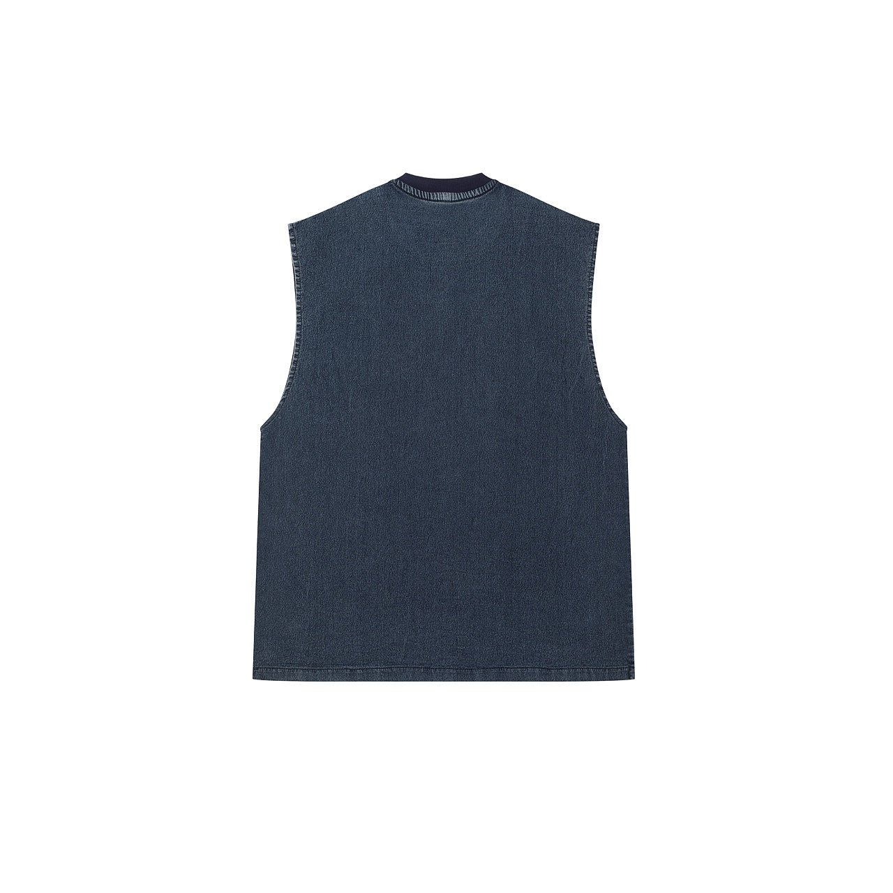 BLUE DENIM MEN'S TANK TOP