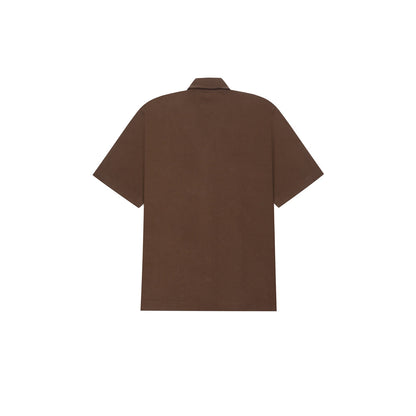 UTILITY BROWN MEN'S SHIRT
