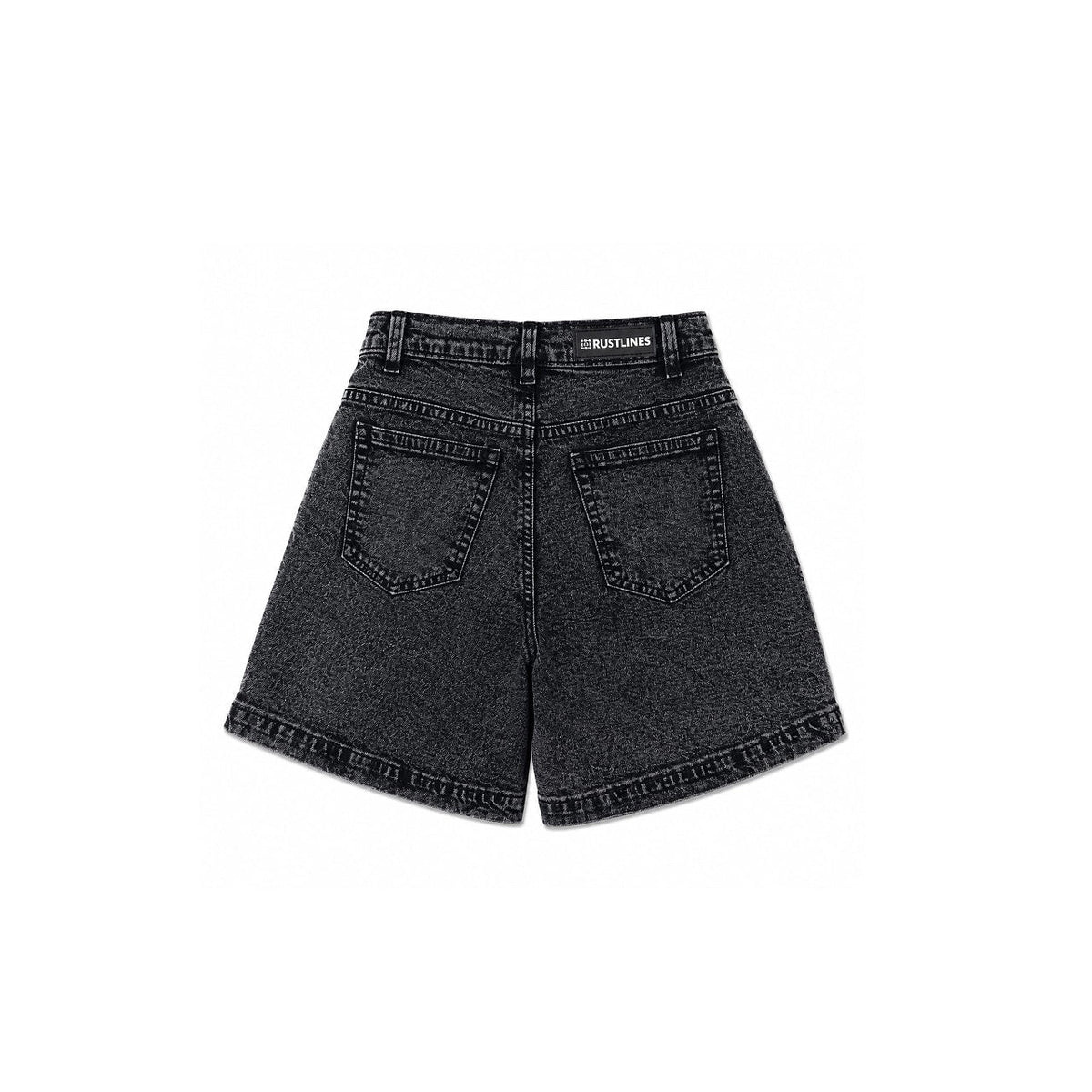 BLACK DENIM WOMEN'S SKORT