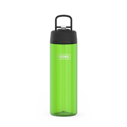 Thermos 26oz Icon Lightweight Water Bottle With Straw Lid Hyper Green