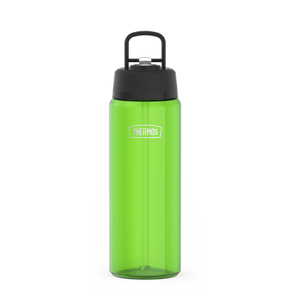 Thermos 32oz Icon Lightweight Water Bottle With Straw Lid Hyper Green