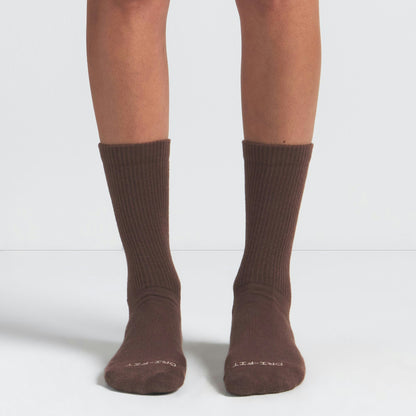 Skims Nikeskims Accessories Dri-Fit Crew Sock 3-Pack Dark Sepia Multi