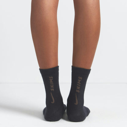 Skims Nikeskims Accessories Dri-Fit Crew Sock 3-Pack Dark Sepia Multi