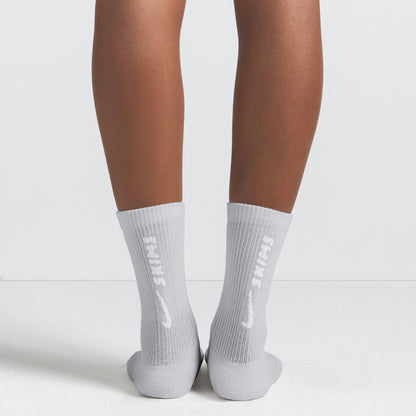 Skims Nikeskims Accessories Dri-Fit Crew Sock 3-Pack Heather Grey Multi