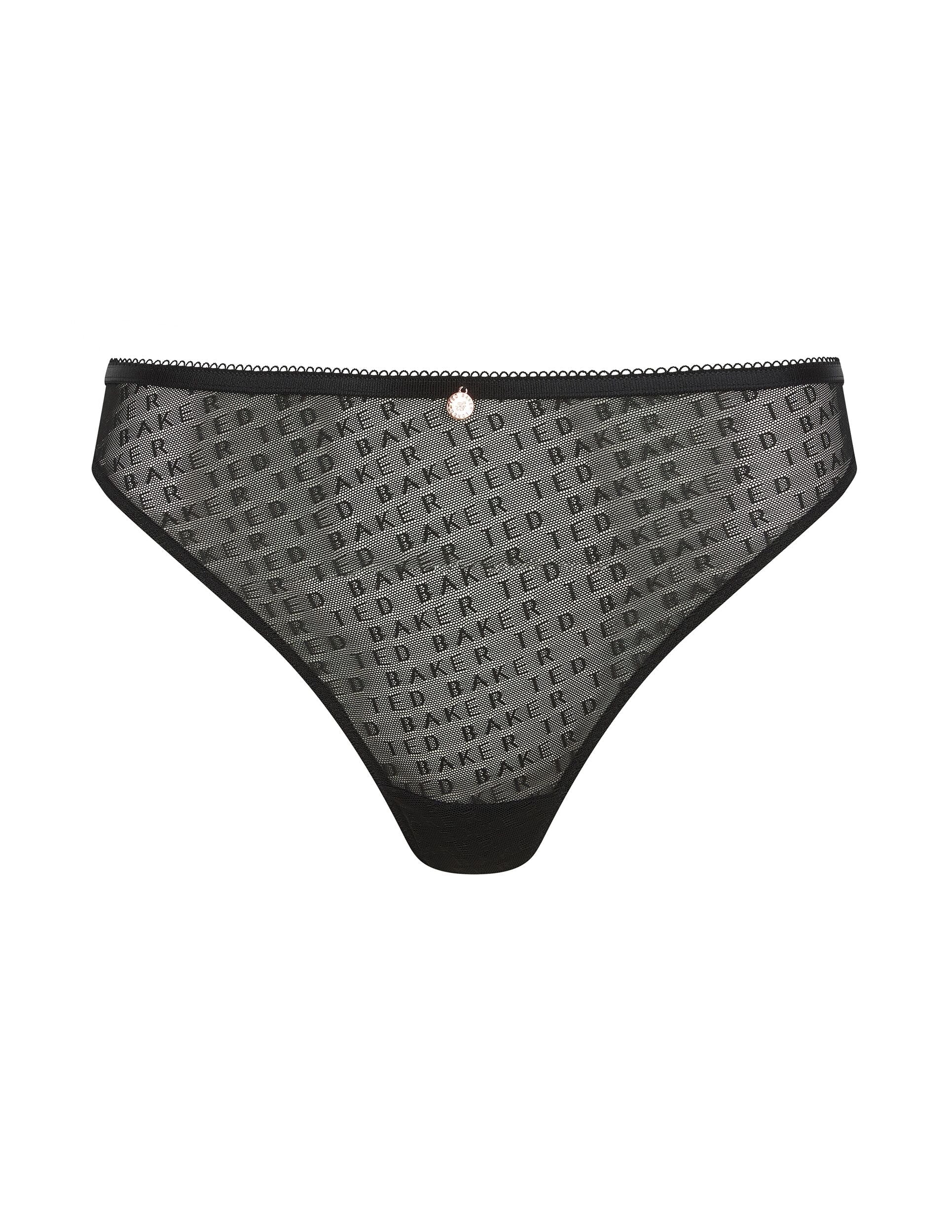 Ted Baker Irene Sheer Branded Mesh Thong Women's