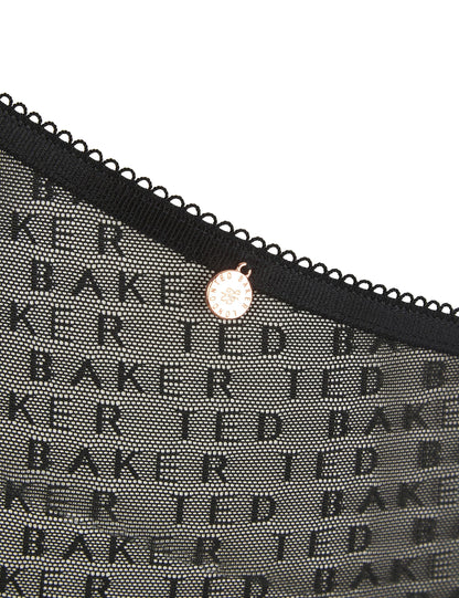 Ted Baker Irene Sheer Branded Mesh Thong Women's