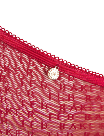 Ted Baker Irene Sheer Branded Mesh Thong Women's