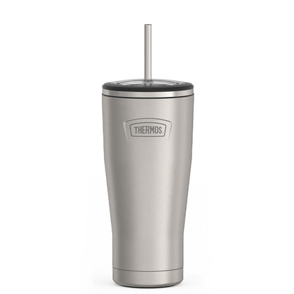 Thermos 24oz Icon Cold Tumbler With Straw Saddle