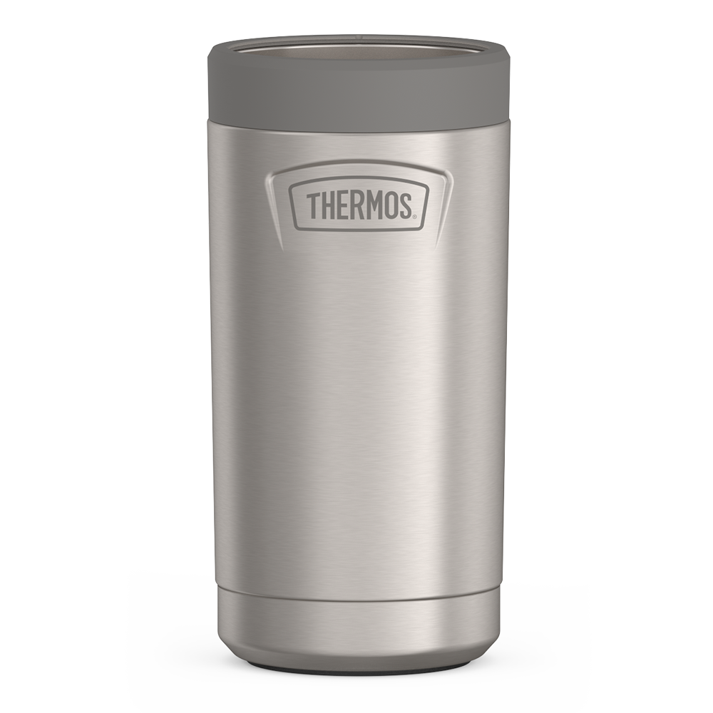 Thermos 16oz ICON CAN INSULATOR Matte Stainless Steel