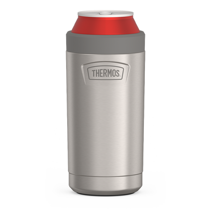Thermos 16oz ICON CAN INSULATOR Matte Stainless Steel