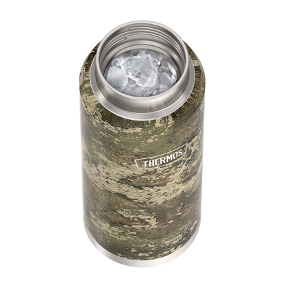 Thermos 40oz Icon Dual Temp Beverage Bottle Truetimber Strata Camo