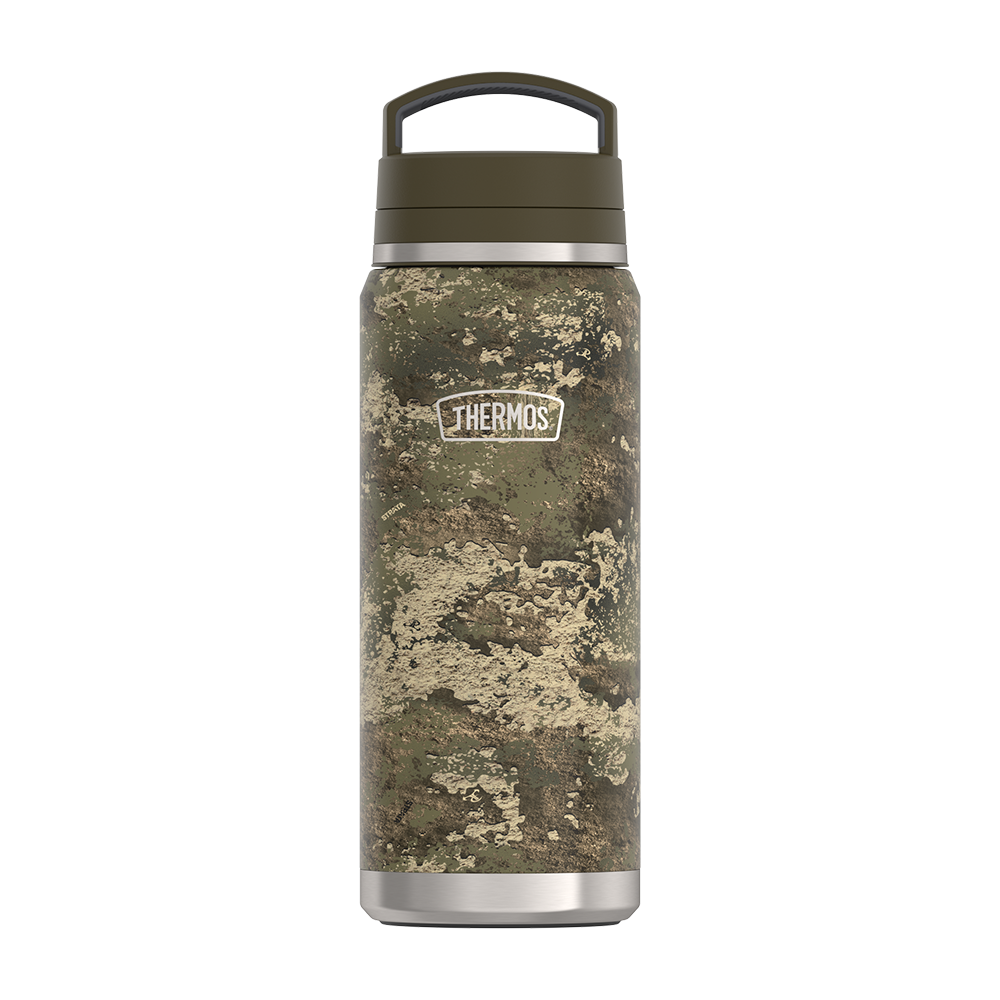 Thermos 40oz Icon Dual Temp Beverage Bottle Truetimber Strata Camo