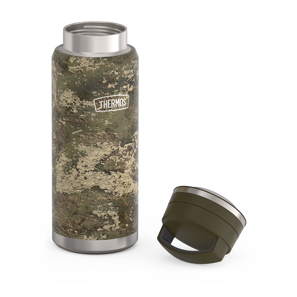 Thermos 40oz Icon Dual Temp Beverage Bottle Truetimber Strata Camo
