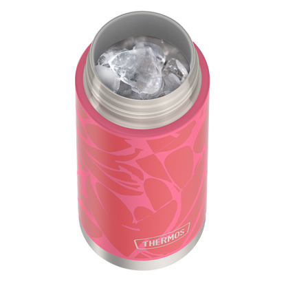 Thermos 18oz Icon Kids Water Bottle With Spout Lid Abstract Petals
