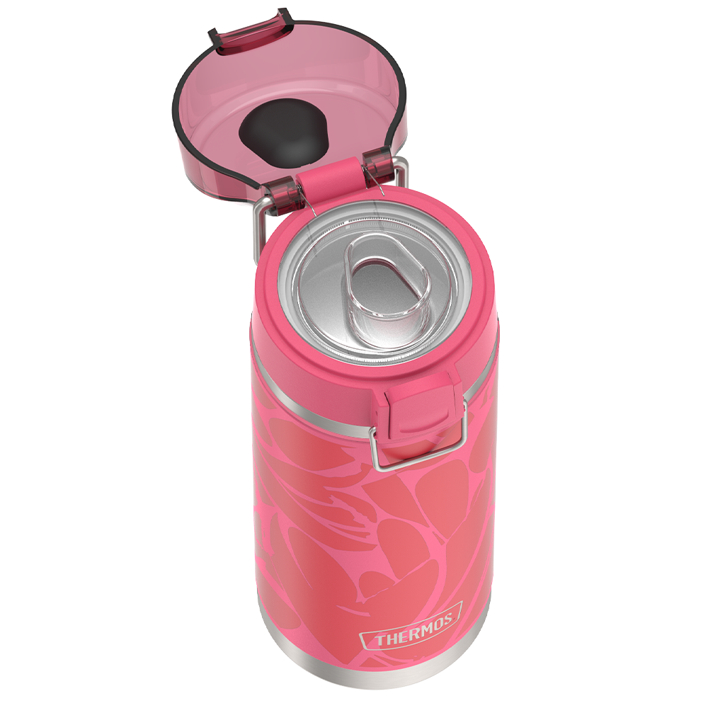 Thermos 18oz Icon Kids Water Bottle With Spout Lid Abstract Petals