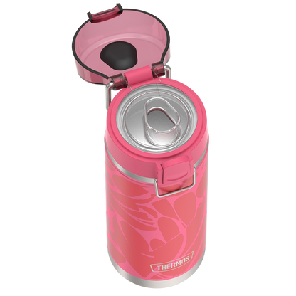 Thermos 18oz Icon Kids Water Bottle With Spout Lid Abstract Petals