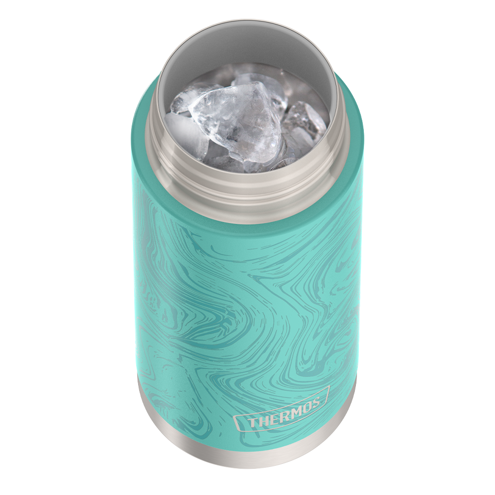 Thermos 18oz Icon Kids Water Bottle With Spout Lid Marble