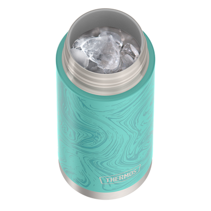 Thermos 18oz Icon Kids Water Bottle With Spout Lid Marble