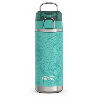 Thermos 18oz Icon Kids Water Bottle With Spout Lid Marble