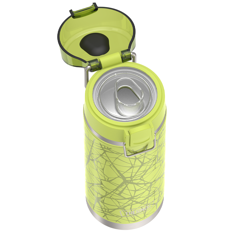 Thermos 18oz Icon Kids Water Bottle With Spout Lid Sport Web