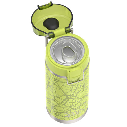 Thermos 18oz Icon Kids Water Bottle With Spout Lid Sport Web